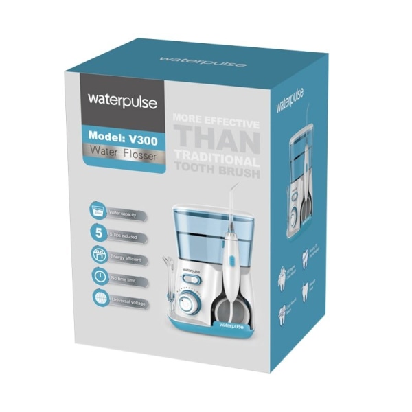 Waterpulse V300 Water Flosser, Suusuihku White