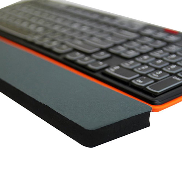 Praktisk håndledsstøtte til tastatur - sort Black