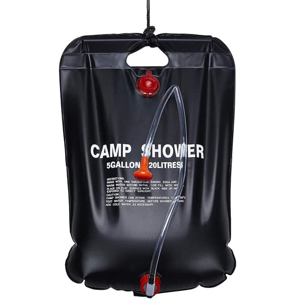 Campingdusch - 20 L Svart