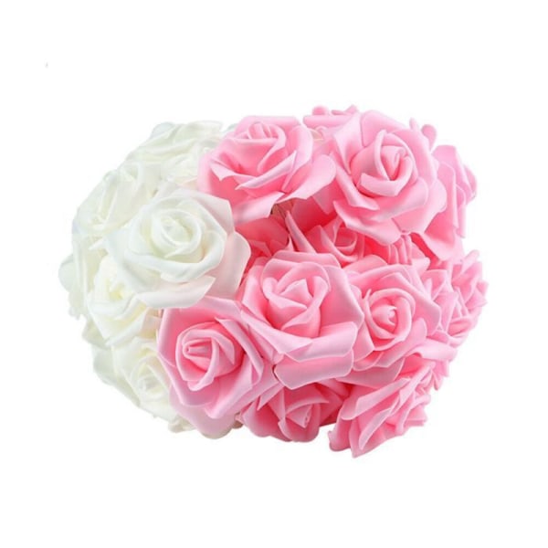 Romantisk lysslynge - roser - 20 LED-lys Pink