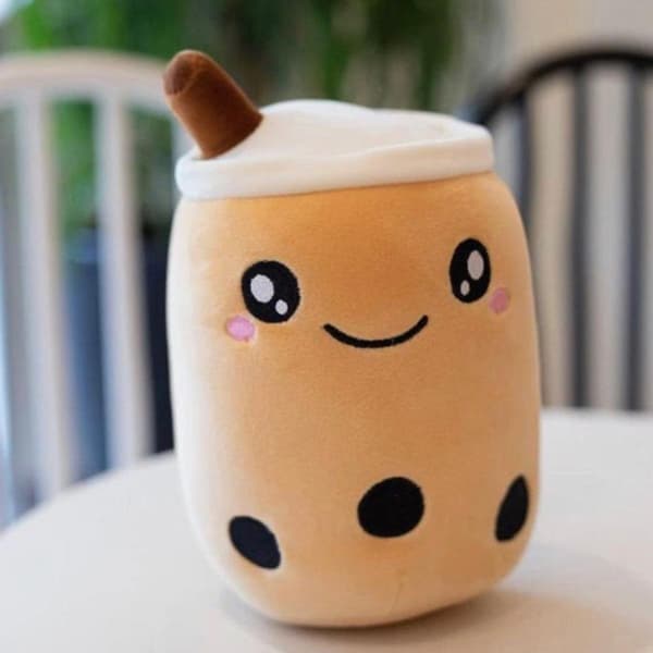 Plys Legetøj, Bubble Tea - Brun Brown