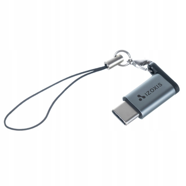 Micro USB 2.0 till USB C Adapter grå