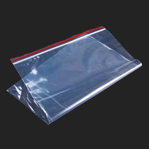 100x Ziplock-Påsar - 10 x 15 cm Transparent