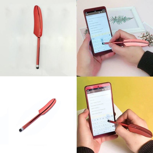 Med pen til touchskærm, rød Red