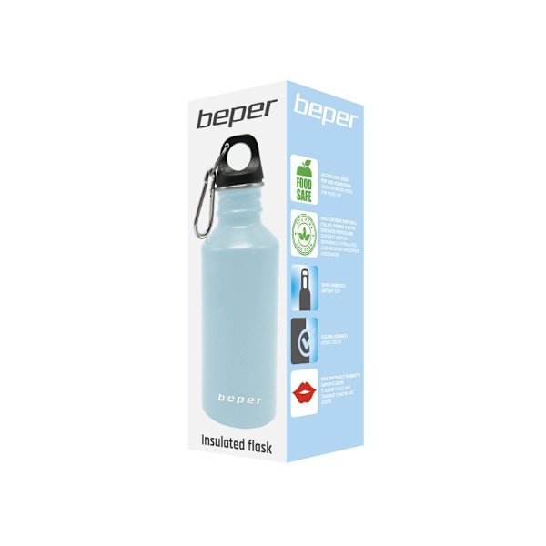 Flaske af rustfrit stål - 500 ml Blue