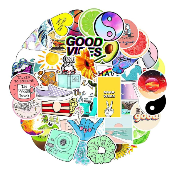 Megapack med Klistermärken - Good Vibes multifärg