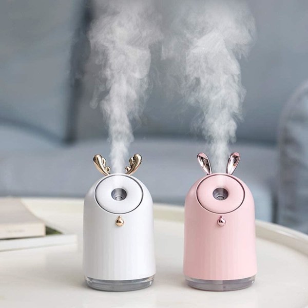 Luftfugter, Kanin med Bjælde, 25 cl - Lyserød Pink