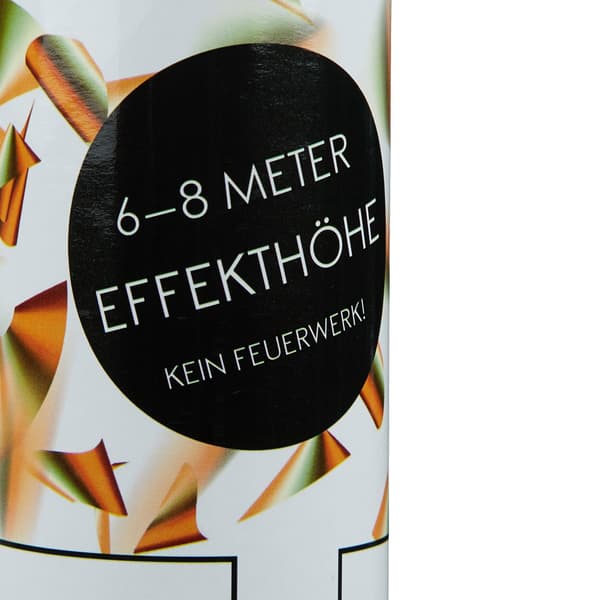 Konfettikanon 80 cm guld