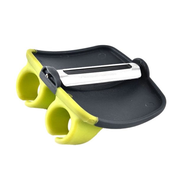Ergonomisk Potatisskalare - Grön och Svart Grön