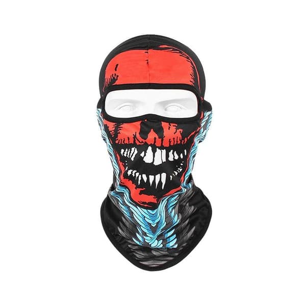 Elefanthue med Rødt Kranium Multicolor