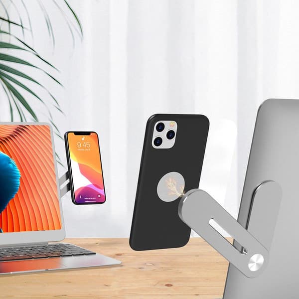 Magnetiskt Mobilfäste till Laptop Silver