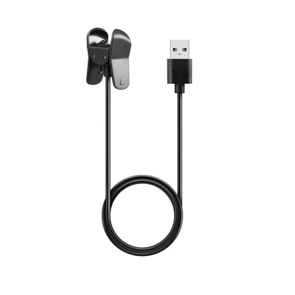 USB-laddningskabel med clip för Garmin Vivosmart 3 Svart