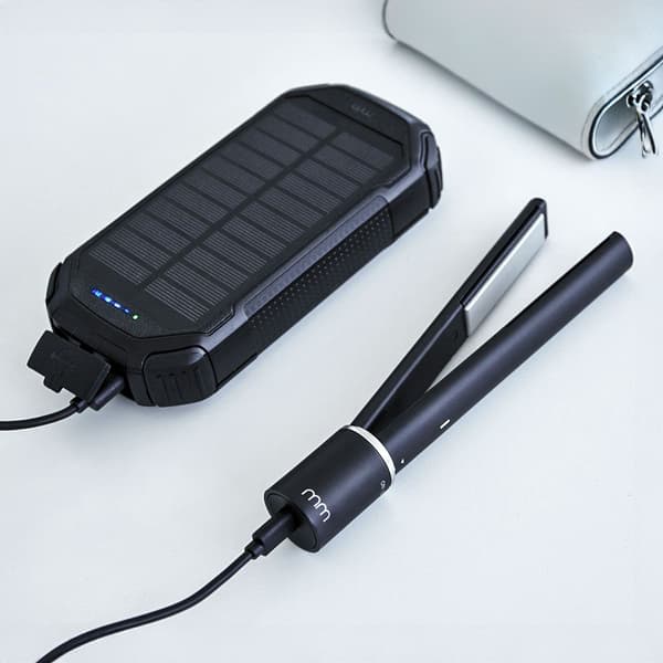 Mini USB-hårplattång, Keramisk, Resevänlig