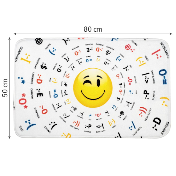 Tatkraft, Badrumsmatta - Emotions multifärg