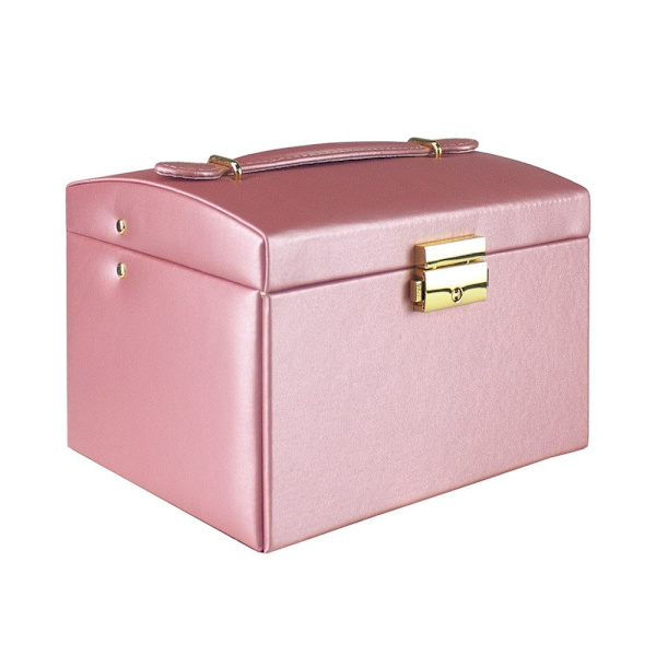 Smyckeskrin, Konstgjort läder - Rosa Rosa
