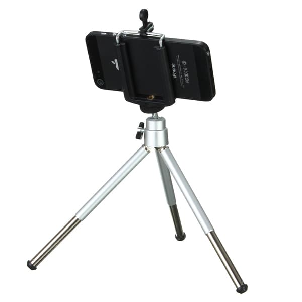 Mini Tripod til Mobiler - Sort Black