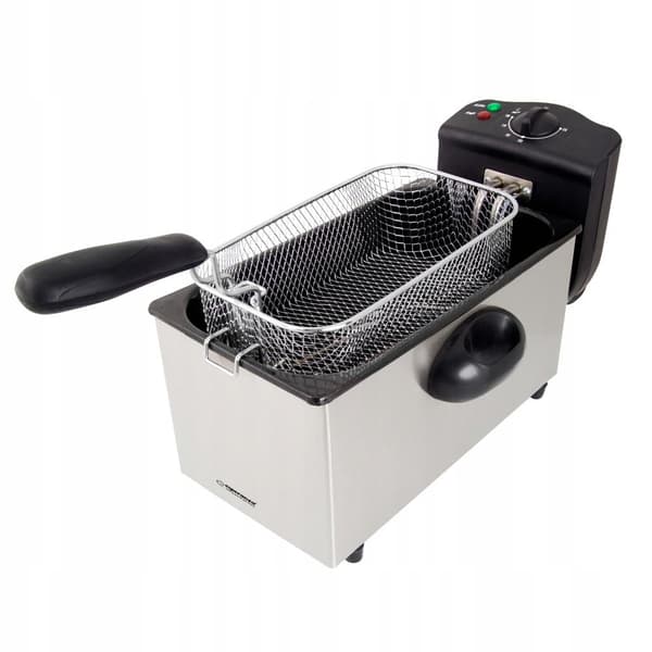 Esperanza - Friteerauskone, 2000 W - 3 L Silver