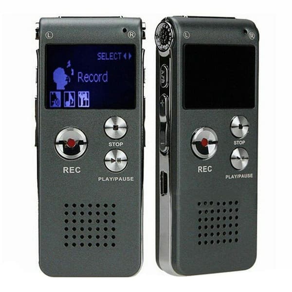 Diktafon med MP3-funktion Black