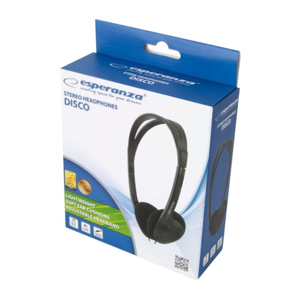 Esperanza - Stereohovedtelefoner, On-Ear - Sort Black