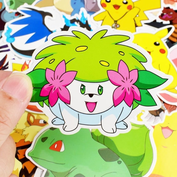 20x Klistermærker, Pokémon Multicolor