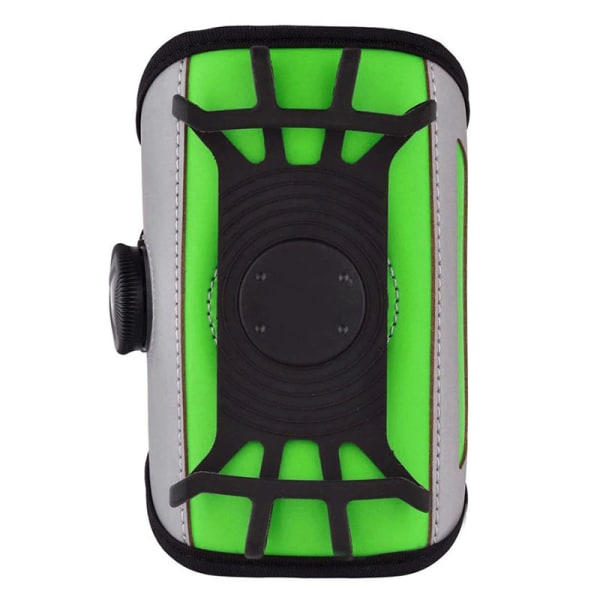 Pyörivä urheiluranneke matkapuhelimeen (12 cm puhelin) - Vihreä Green
