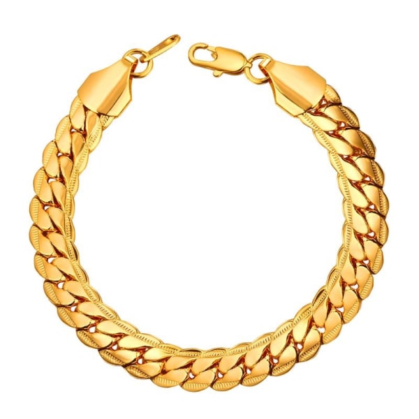 Armband - Kubansk Länk, Guld Guld