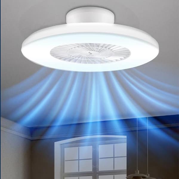 Kattotuuletin LED-valoilla 3 värissä White