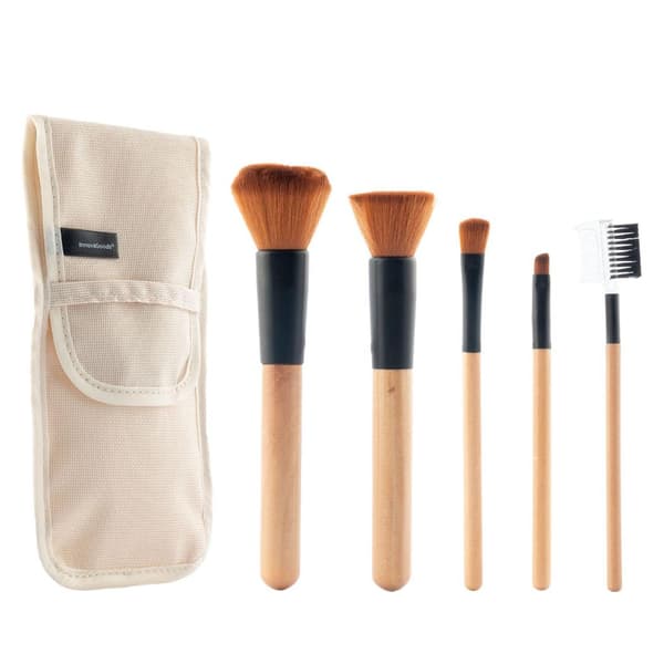 5x Puiset Meikkisiveltimet Beige