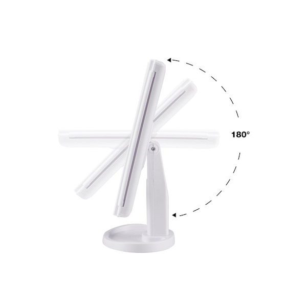 Sminkespejl med LED-lys White