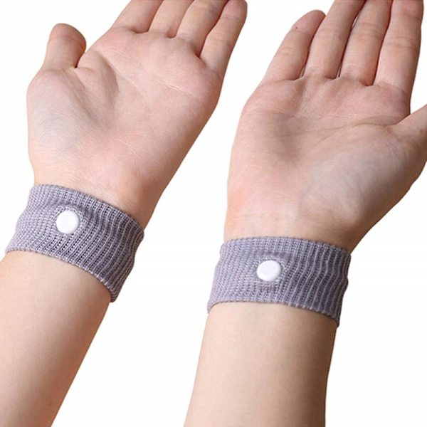 2x Armbånd mod Køresyge og Kvalme Grey