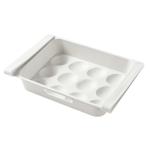 Laajennettava munien pidike - Jääkaapin laatikko White