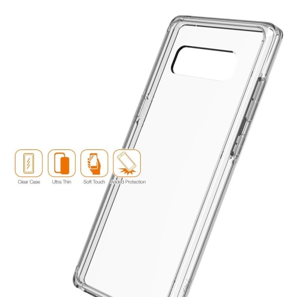 Samsung Note 8 Transparent Skal Transparent