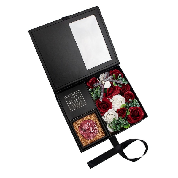 Presentbox med Blommor och Tvål multifärg