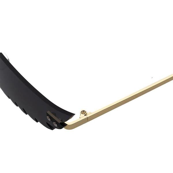 Unikke solbriller - Fires - Sort og guld Black