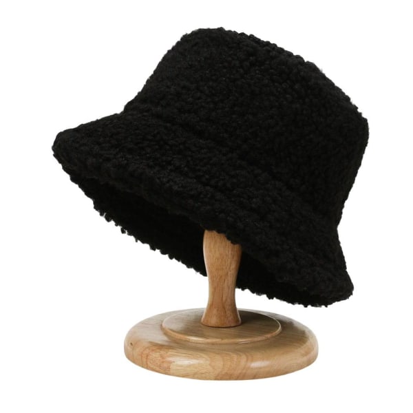 Bucket Hat i Konstull - Svart Svart