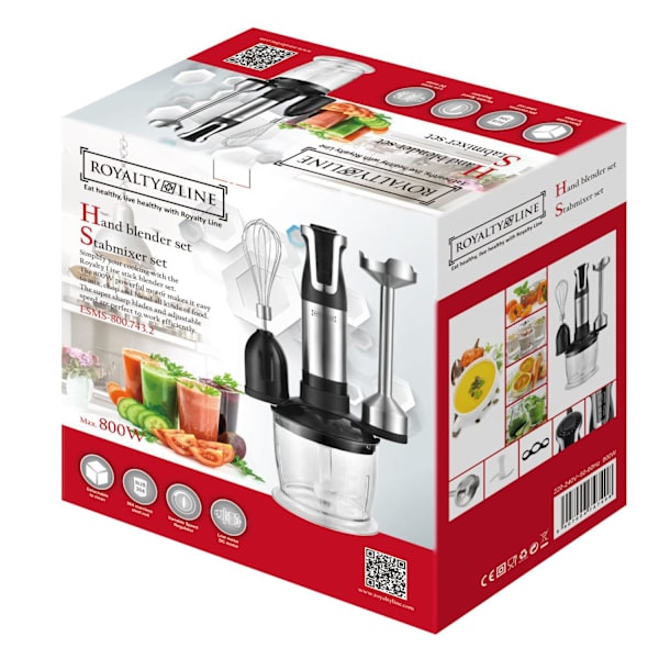 Stavmixer Set Svart