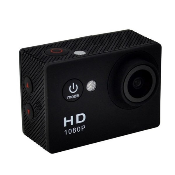 Sport Cam Full HD 1080p/720p - med tilbehør Black
