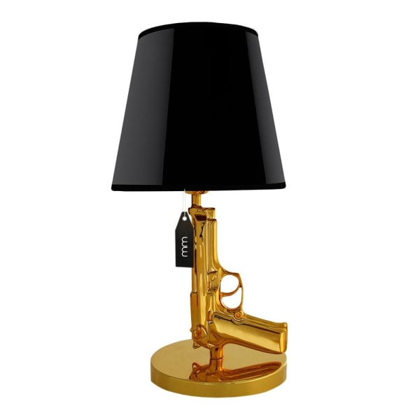 Bordlampe, Beretta - Guld Sort, Guld