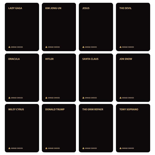 Savage Choices - Juhlapeli (ENG) Multicolor