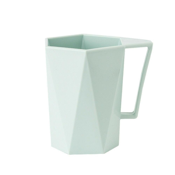 Mugg i Plast, Geometrisk - Mintgrön Grön