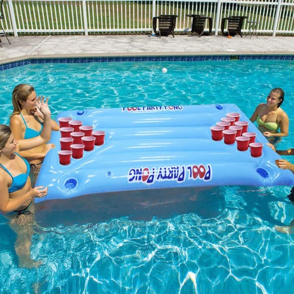 Oppustelig Beer Pong Madras Multicolor