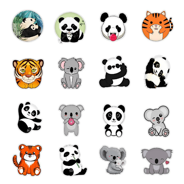 Tarrapakkaus - koala ja muut eläimet Multicolor