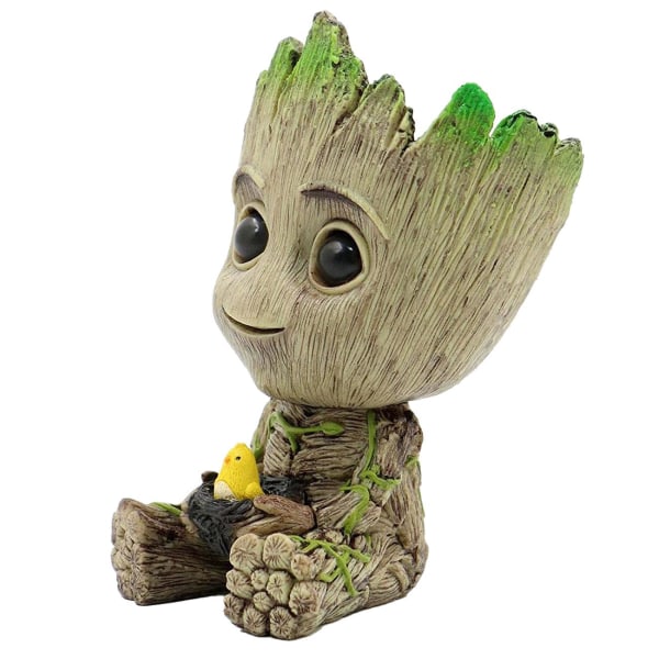 Baby Groot, urtepotte - Fuglerede Brown