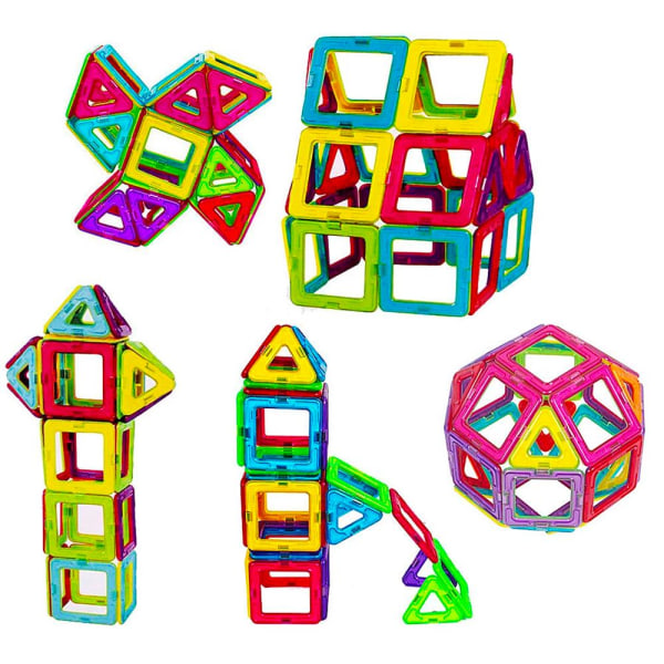Magnetiska Byggdelar - Perfekt present för barn (110 st) multifärg
