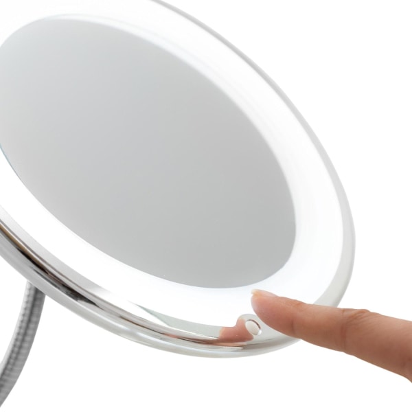 Sminkspegel med Förstoring och LED Vit