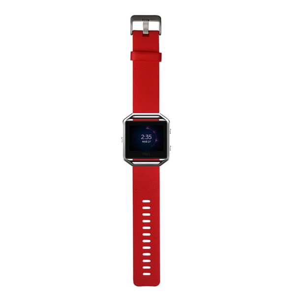 TPU-Armbånd kompatibelt med Fitbit Blaze Red