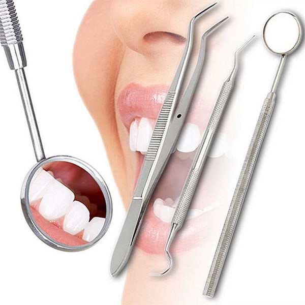 Dental Tandsten Kit - Instrumenter til at fjerne din tandsten Silver