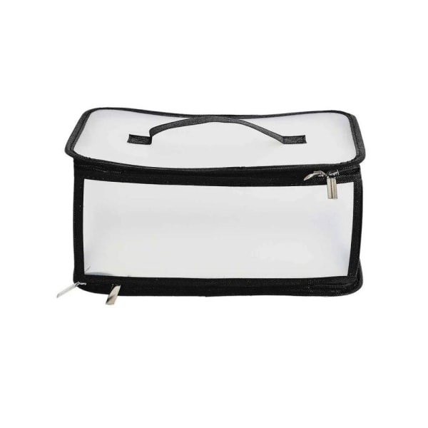 Gennemsigtig opbevaringstaske til tøj, 30 cm White