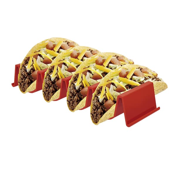 Holder til Tacos, 4 pladser - Rød Red