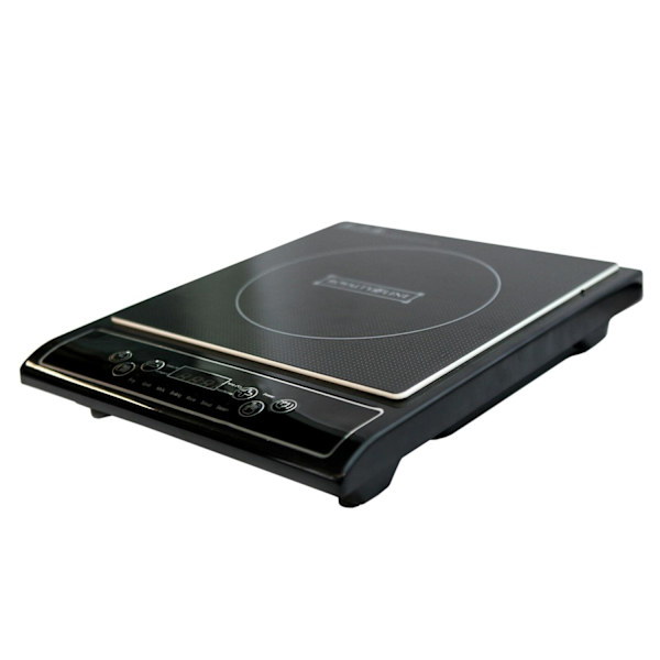 Induktionsplade med Touchfunktion og Timer Black